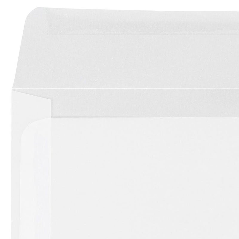 LUXPaper 6 x 9 Booklet Envelopes | Clear Translucent | 30lb. Text | 50 Qty - Image 5